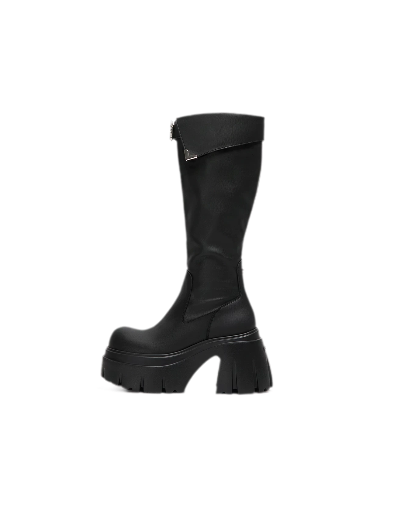 Smooth Wrap Strap Knee Boots
