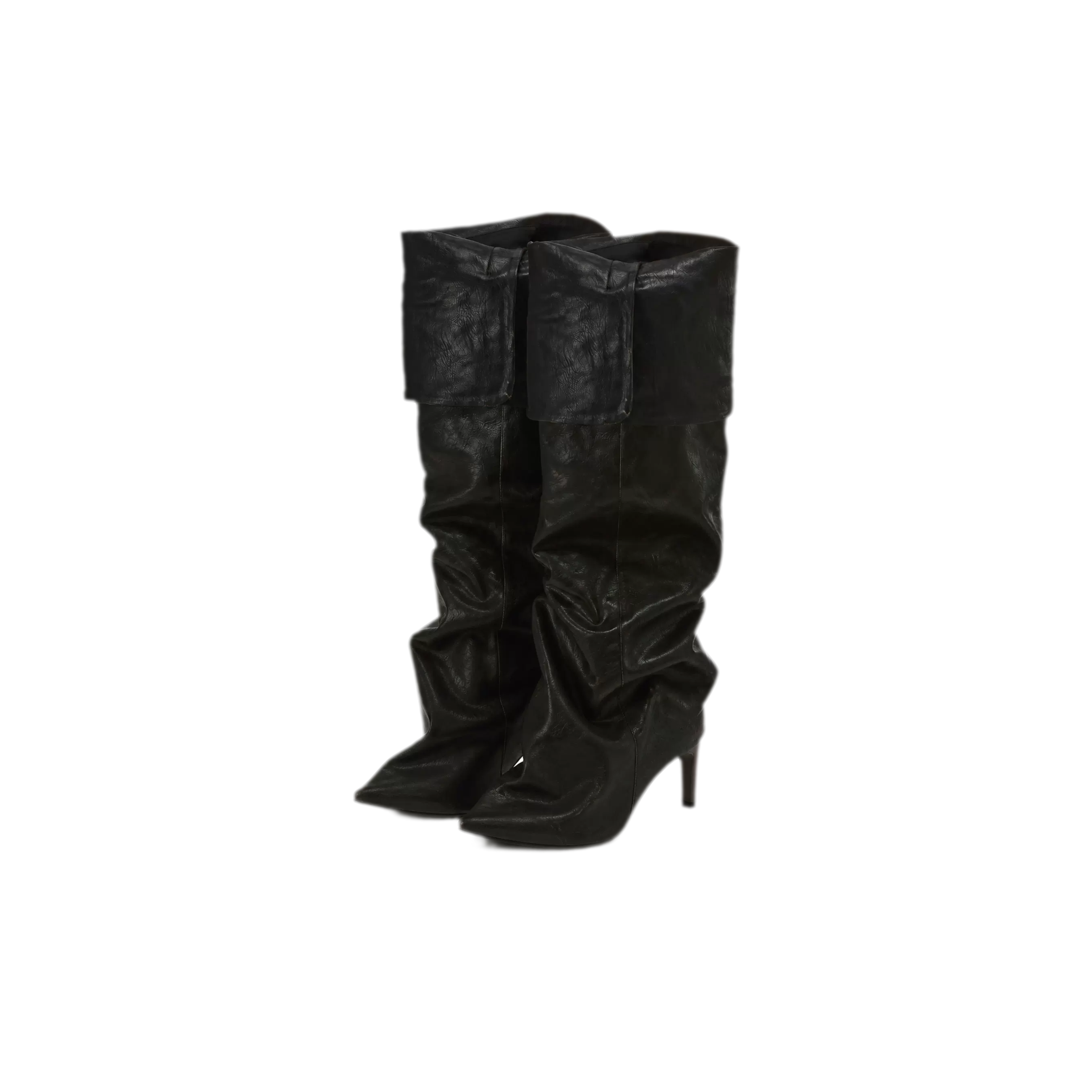 Pointed Toe Slouch Boots