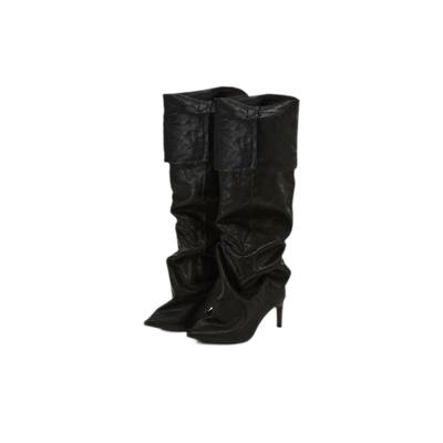 Distressed Tall Boots / 35