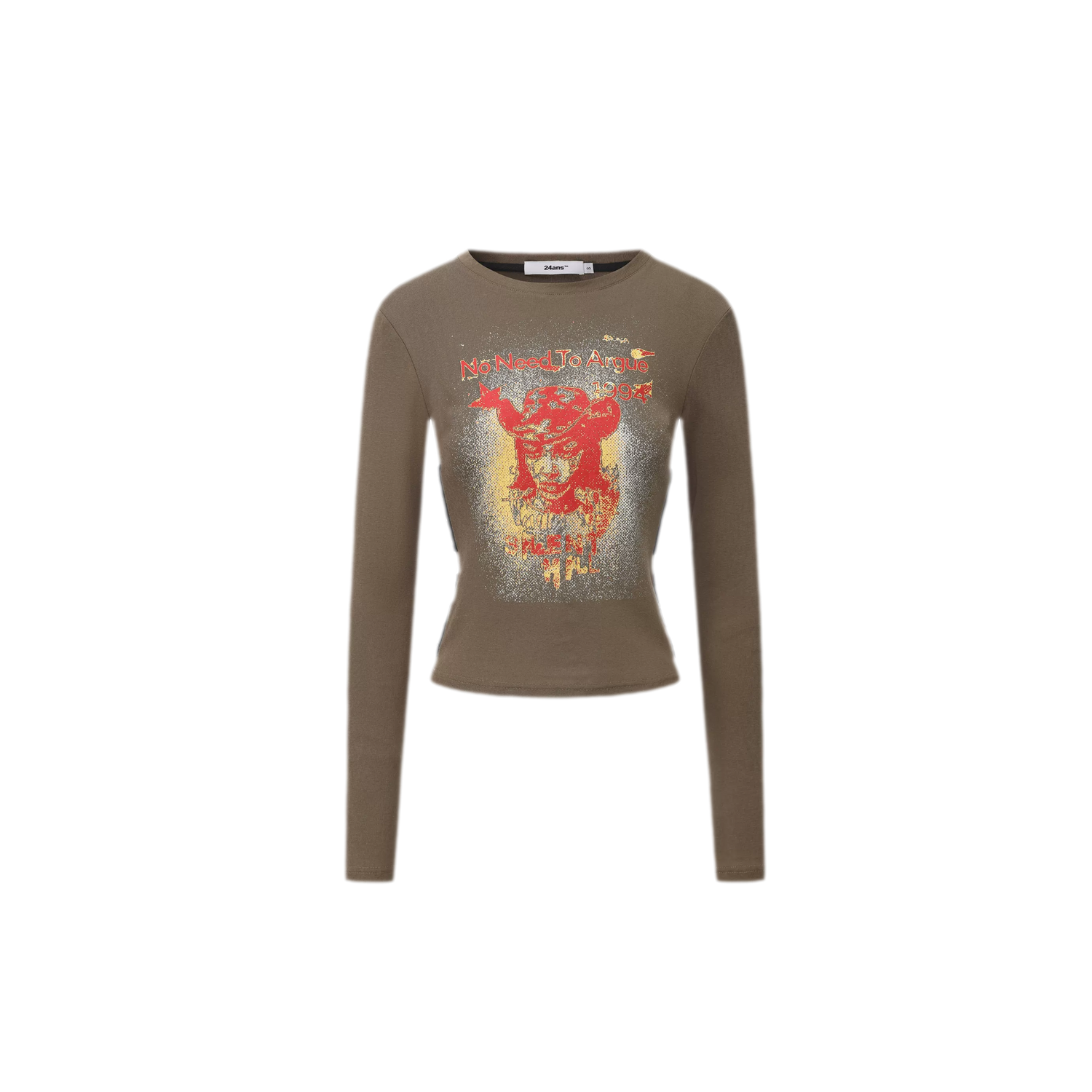 Graphic Buckle Cropped T-Shirt