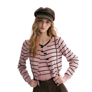 Pink-Black Stripes / S