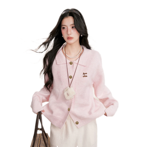 Cream Pink (Cardigan) / S