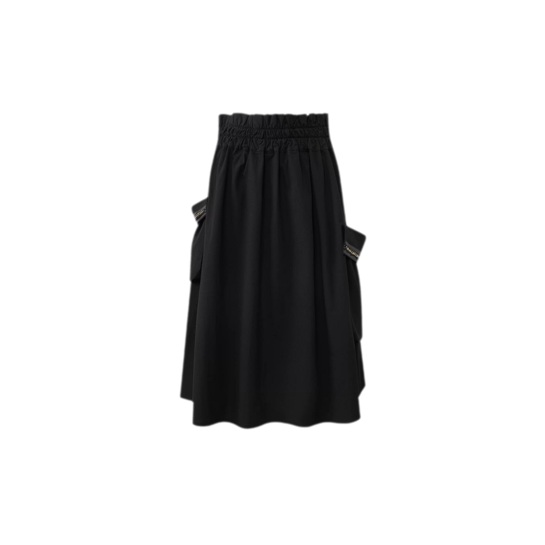 Double-Waist A-Line Cargo Skirt