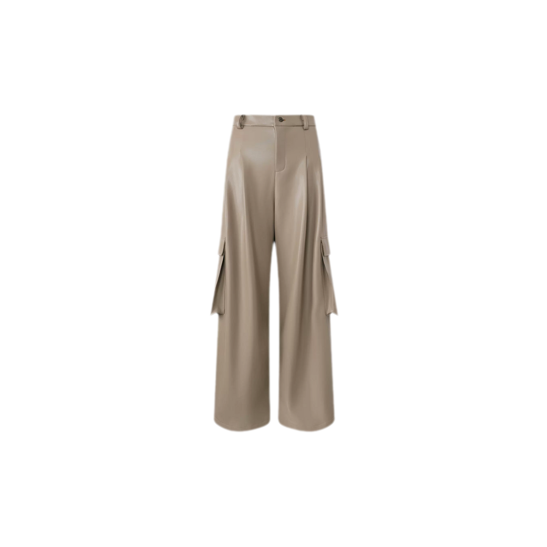 Glossy Tailored Utility Pants