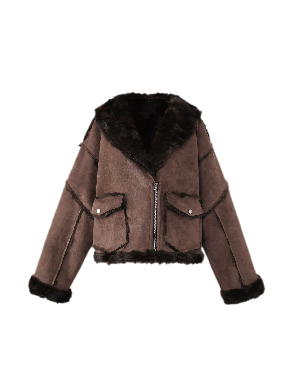 Faux Fur Reversible Short Jacket