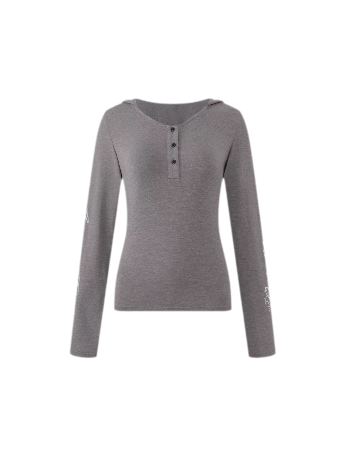 Soft Henley Fitted Knit Top