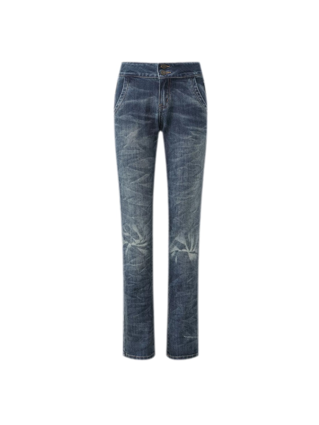 Snowflake Wash Slim Tapered Jeans