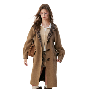 Caramel Plaid Brown / S