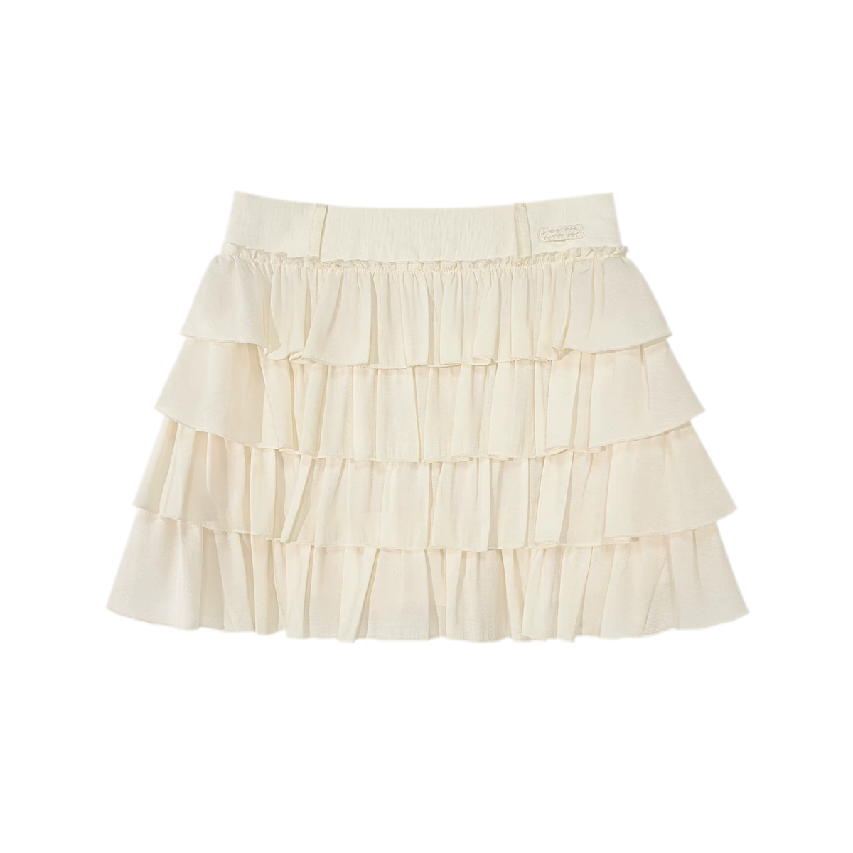 Lace Tiered A-Line Skirt