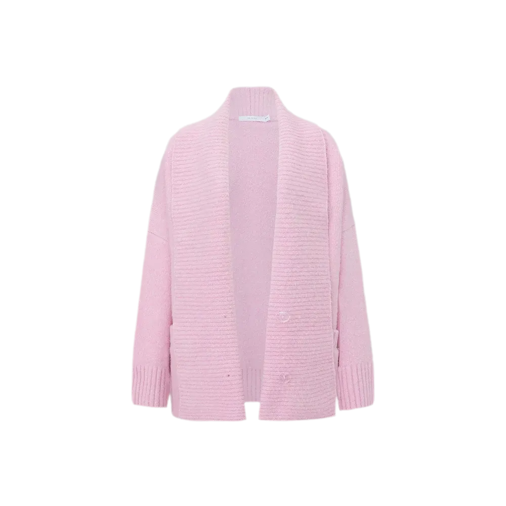 Dense Knit Shawl Cardigan