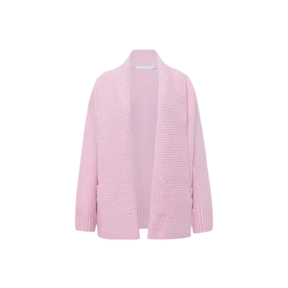 Dense Knit Shawl Cardigan