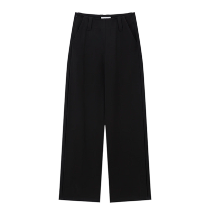 Soft Structured Wide-Leg Trousers