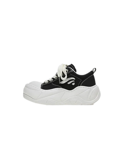 Canvas Platform Sneakers