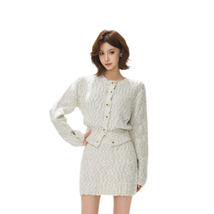 White (Cardigan) / S