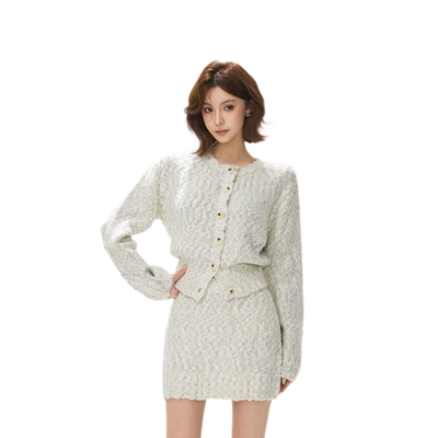 White (Cardigan) / S