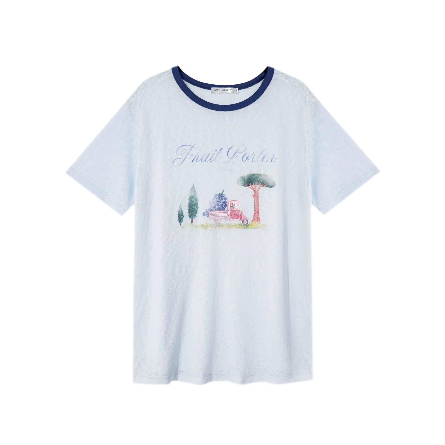 Lyocell Print T-Shirt