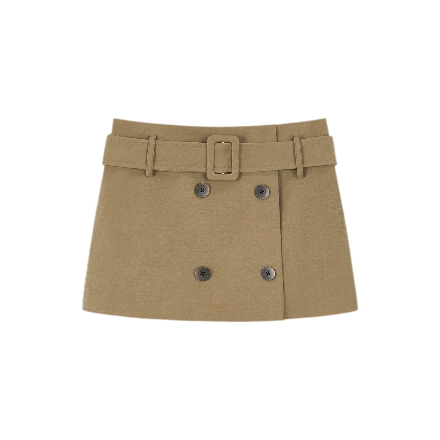 Vintage Utility Belted Mini Skirt