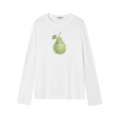 Large Pear Long Sleeve T-shirt