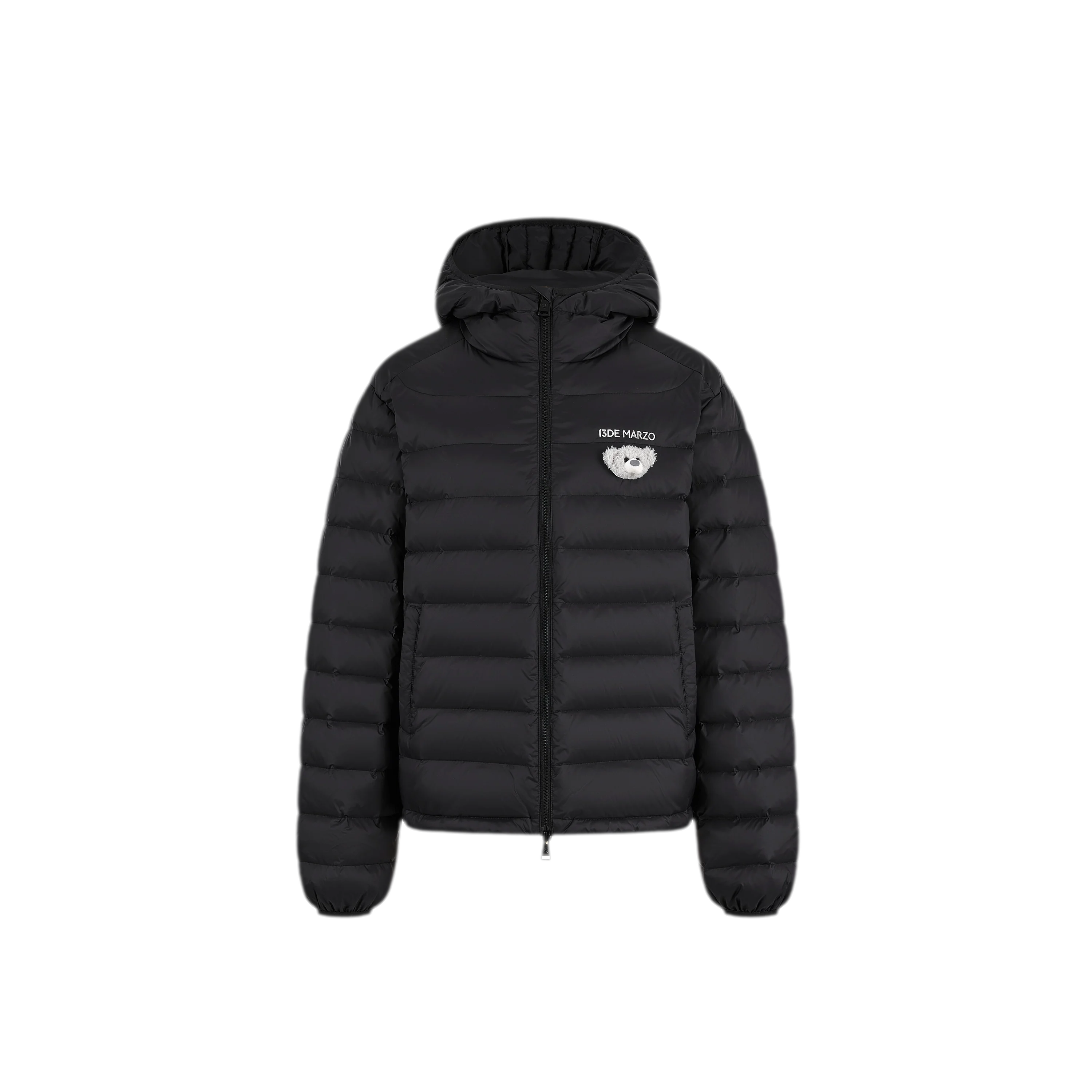 Quilted Hooded Lightweight Down Jacket