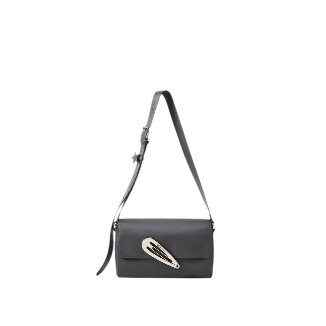 Sheep-Grain PU Flap Bag