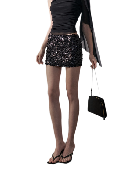 One-Shoulder Ruched Set