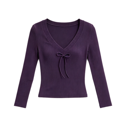 Ribbed Fitted Top Skirt Set