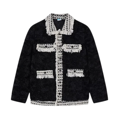 Lamb Fleece Quilted Jacket