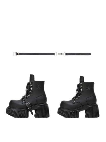 Gothic Platform Ankle Boots