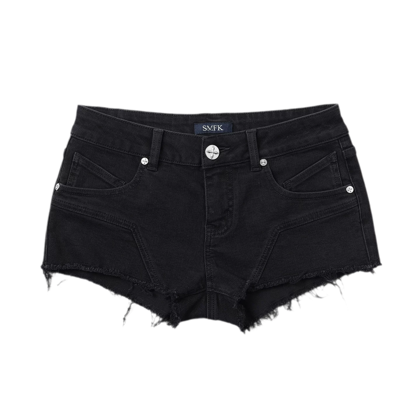 Wild Phantom Ultra Low-Rise Denim Shorts