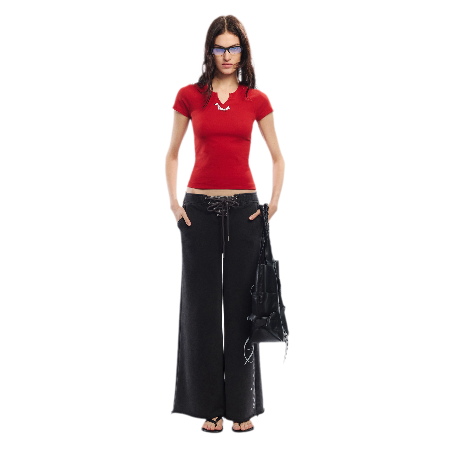 Summer V-neck Slim Fit T-shirt