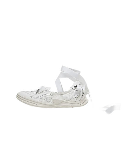 Ballet Ribbon Tie Shoes