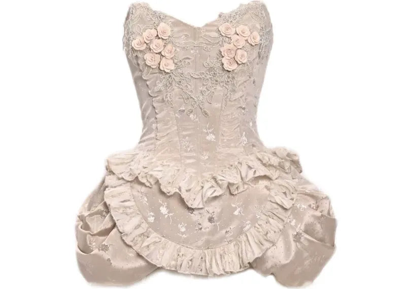 Jacquard Rococo Corset Dress