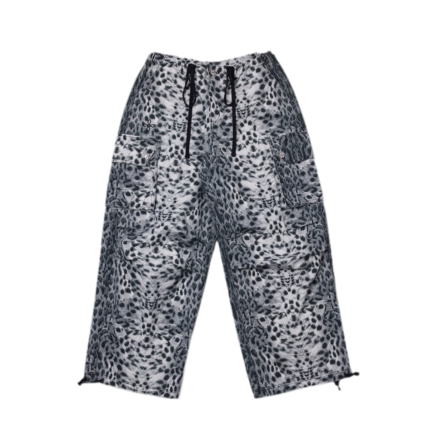 Classic Retro Leopard Paratrooper Pants