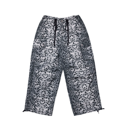 Classic Retro Leopard Paratrooper Pants