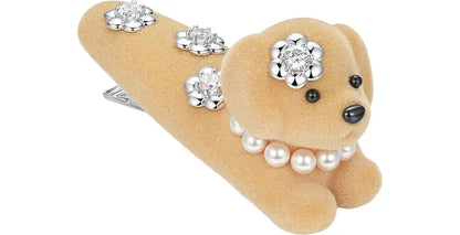 3D Velvet Decorative Hair Clip
