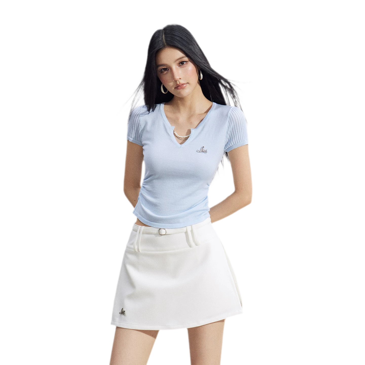 V-Neck Lyocell Tee