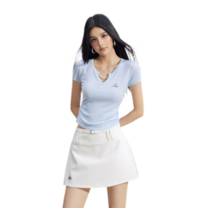 V-Neck Lyocell Tee