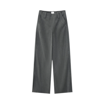 Soft Structured Wide-Leg Trousers
