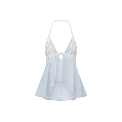 V-Neck Halter Top