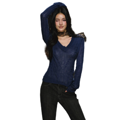 羊毛麻花針織修身毛衣