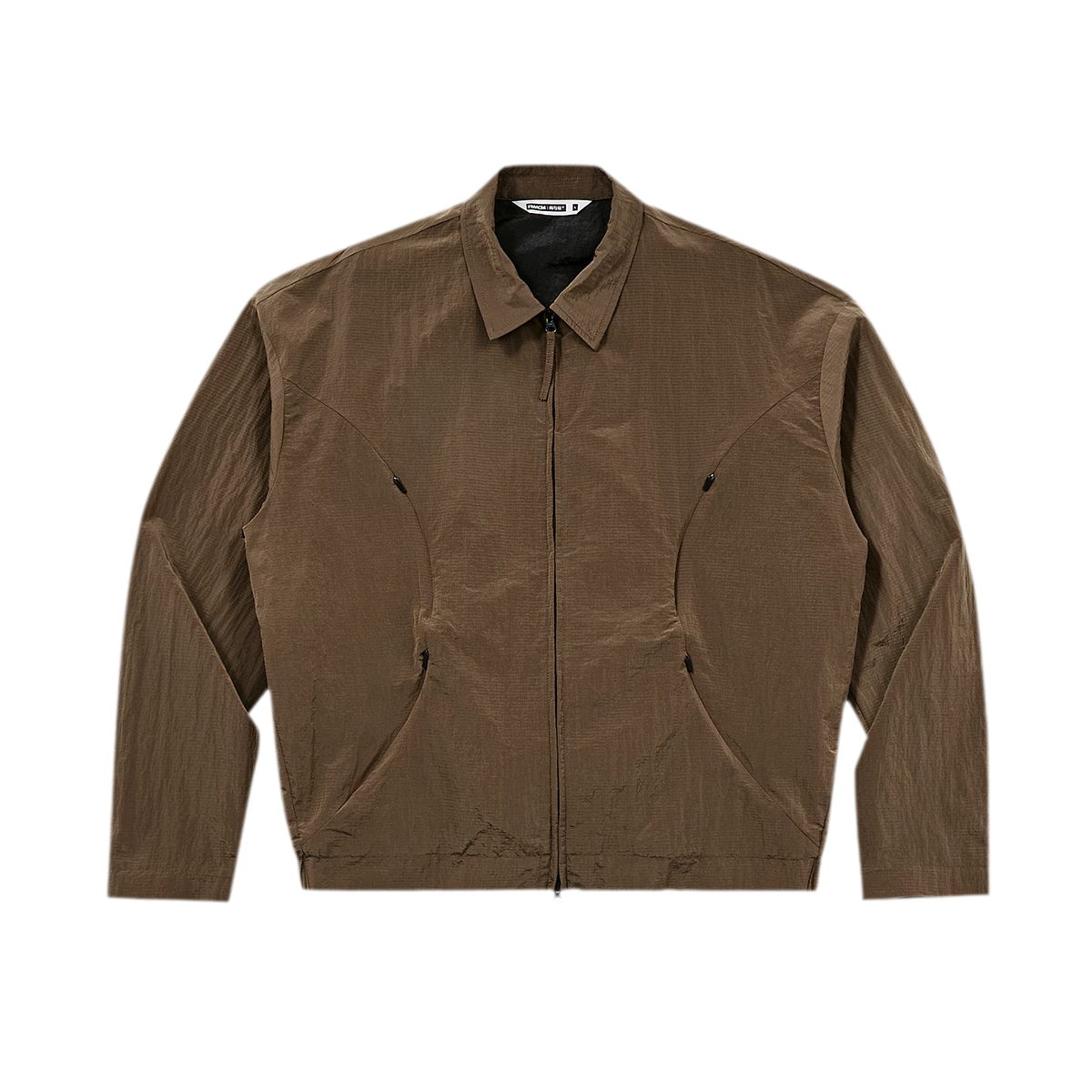 Textured Curved Panel Jacket