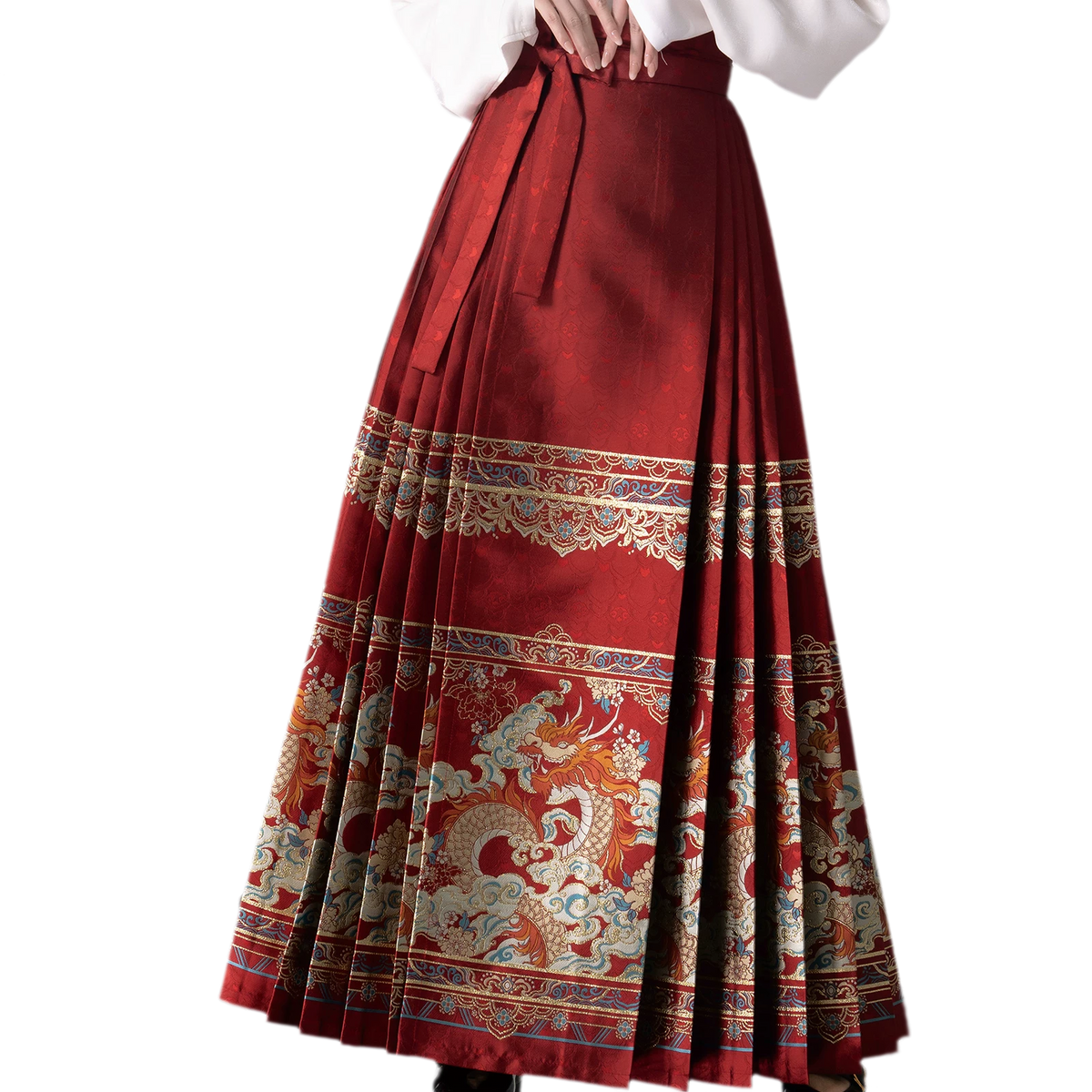 游龙踏雪 Brocade Mamian Skirt Set