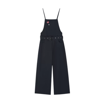 Relaxed Straight Bib Pants
