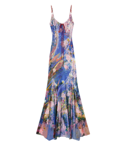 Water Life Series Printed Camisole Dress