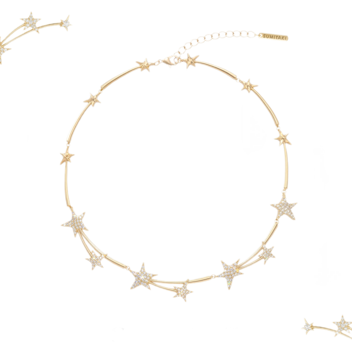 Meteor Cubic Zirconia Necklace