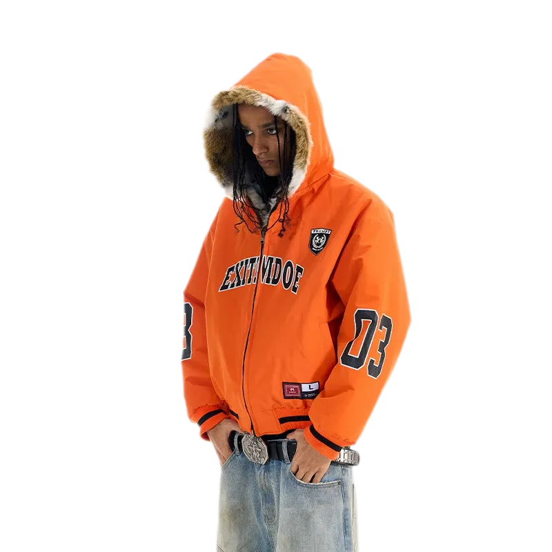 Reversible Plush Padded Sports Jacket