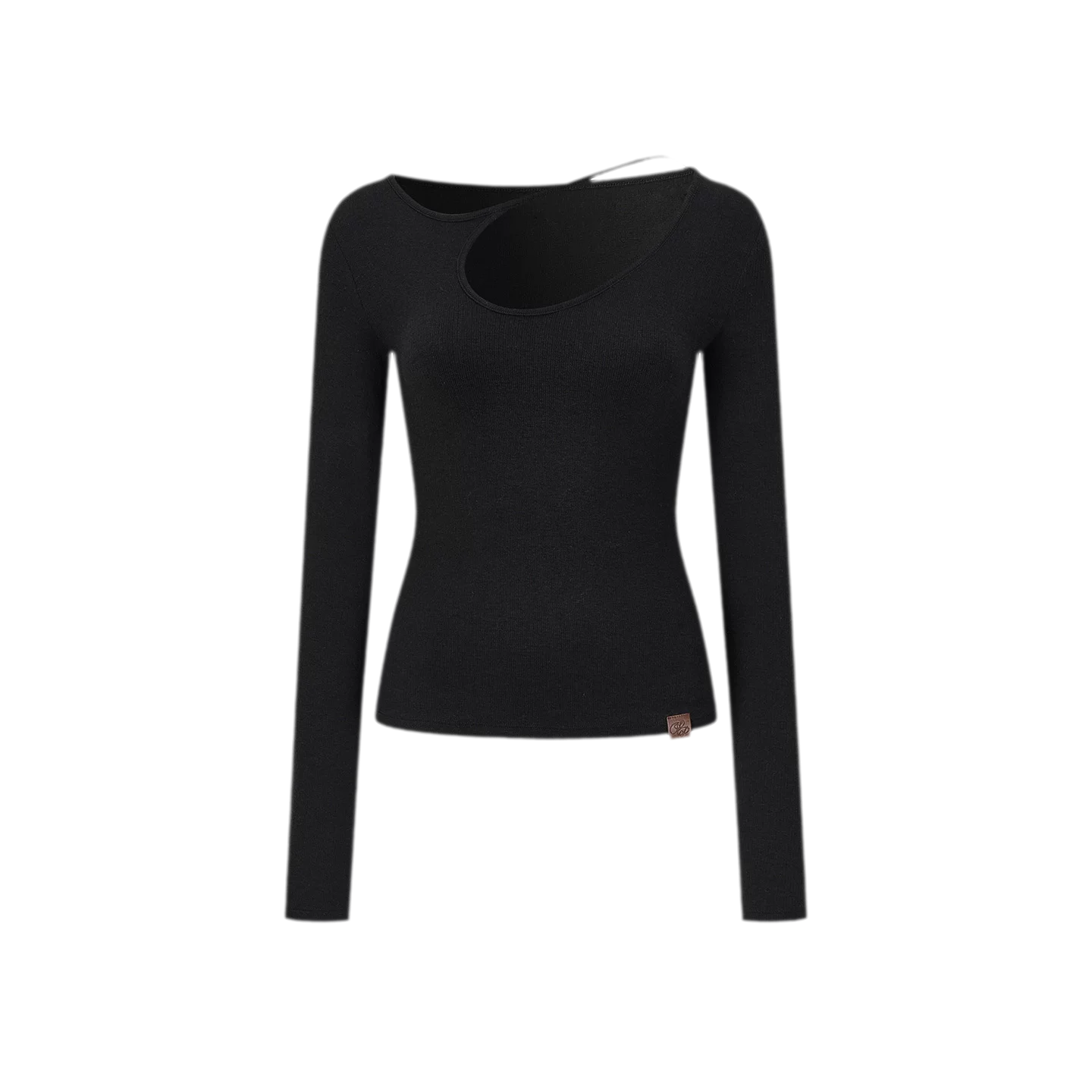 Lyocell Asymmetric Cutout Top