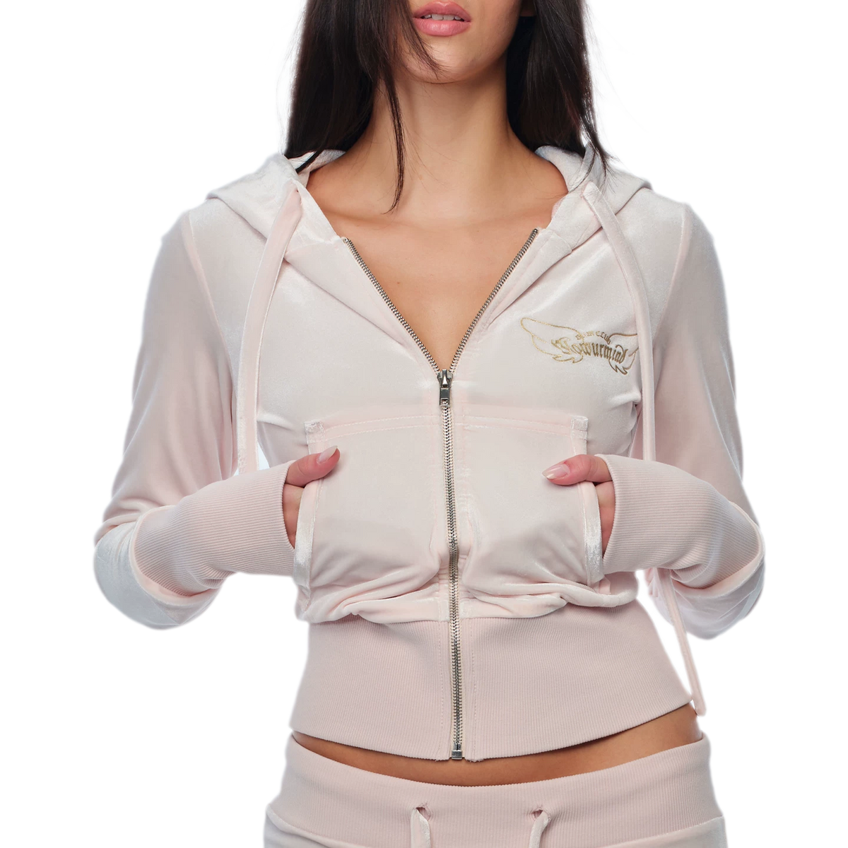Velvet Wing Embroidered Set