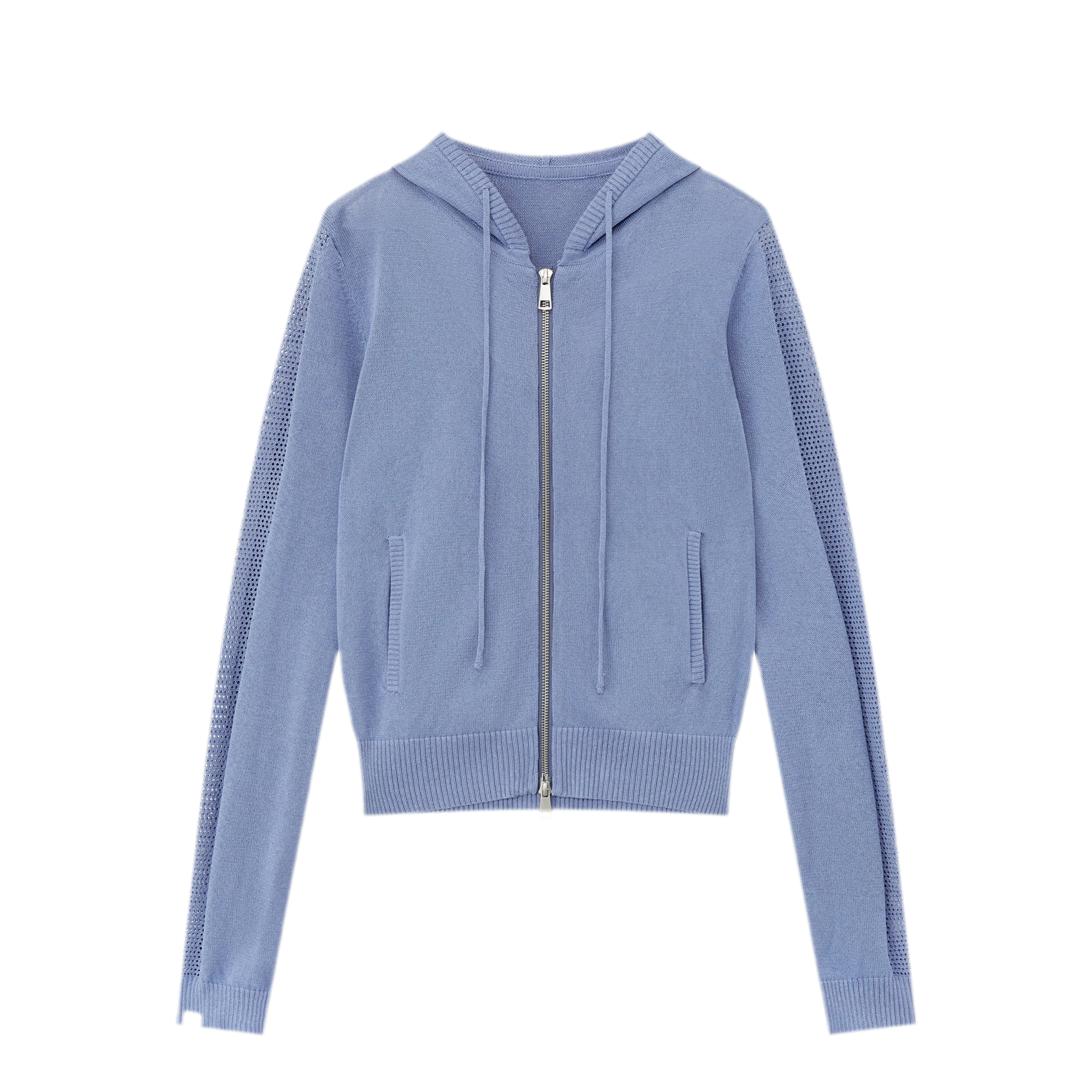 Viscose Honeycomb Hooded Cardigan