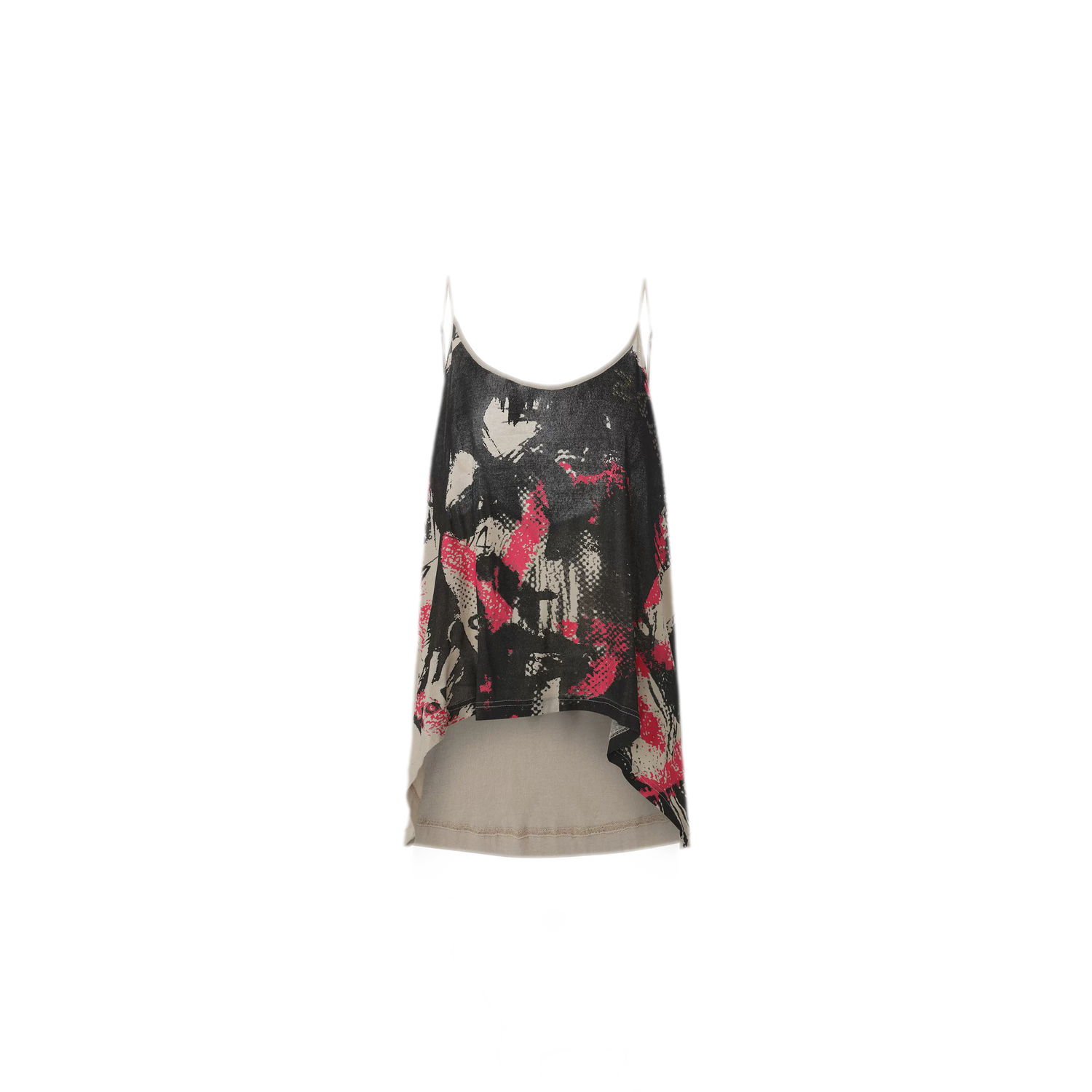 Graffiti Rhinestone Halter Cami